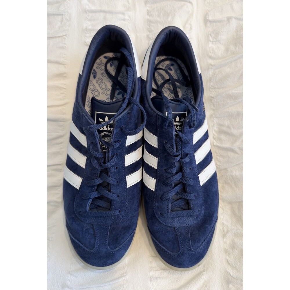 Adidas Men’s Navy Suede Hamburg Trainers, Size 11 ½, GUC - Picture 6 of 6